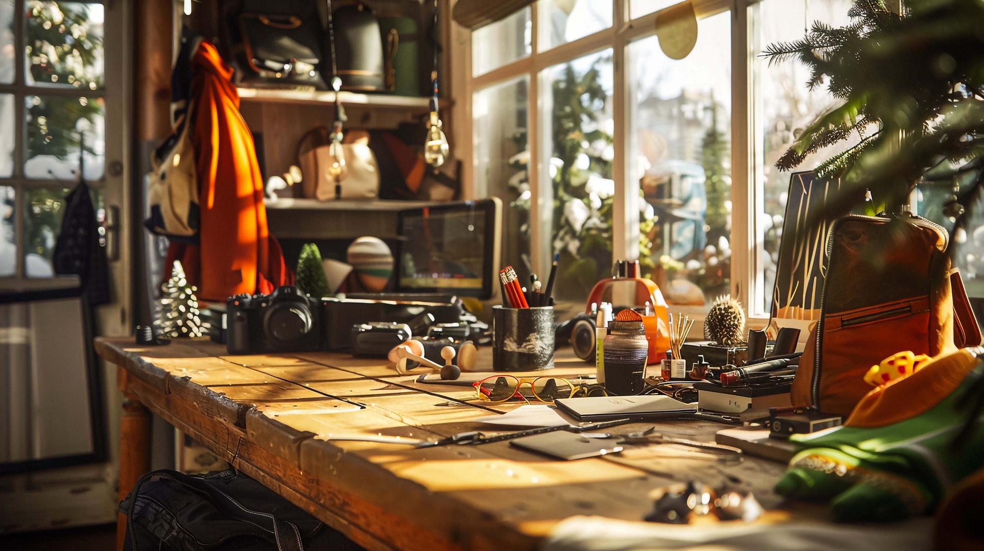 Interno dell'atelier di cucina con attrezzatura professionale